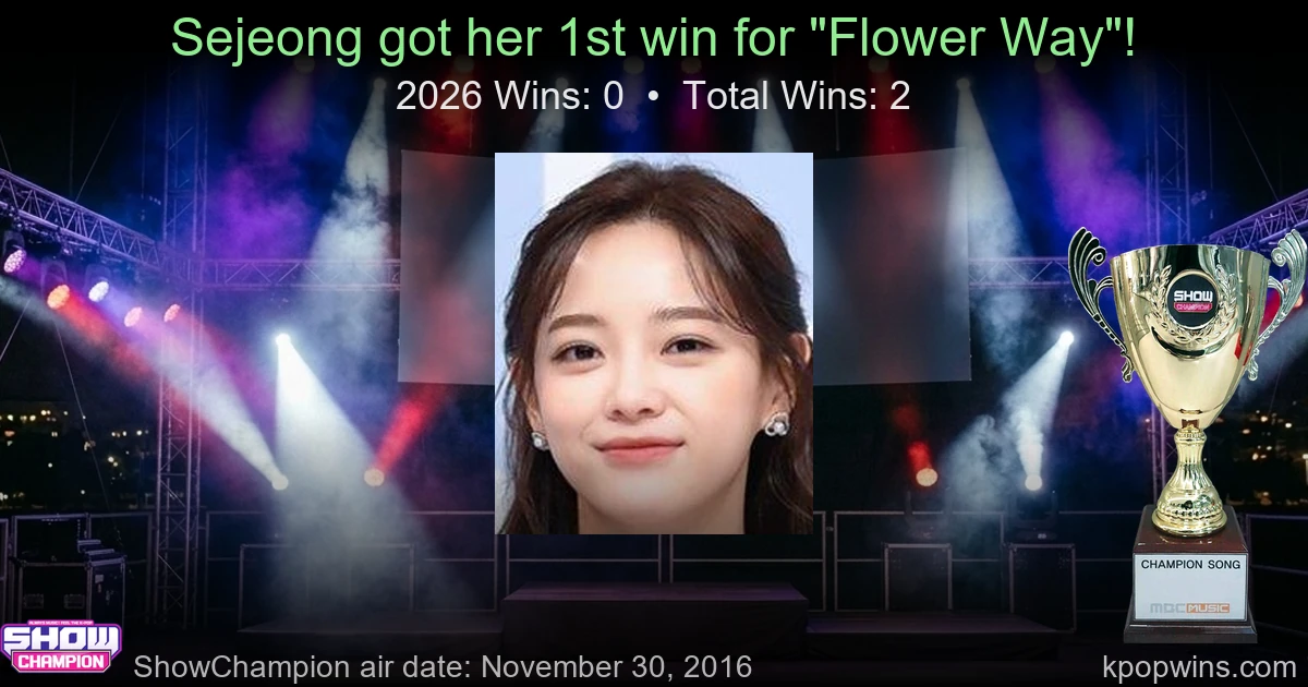 Sejeong - Flower Way